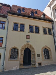 In diesem Haus in Eisleben starb Martin Luther