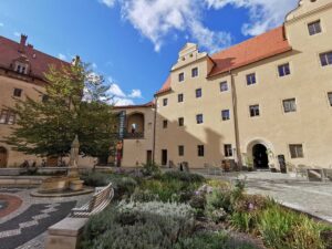 Innenhof des ehemaligen Augustiner Kloster in dem Luther lebte