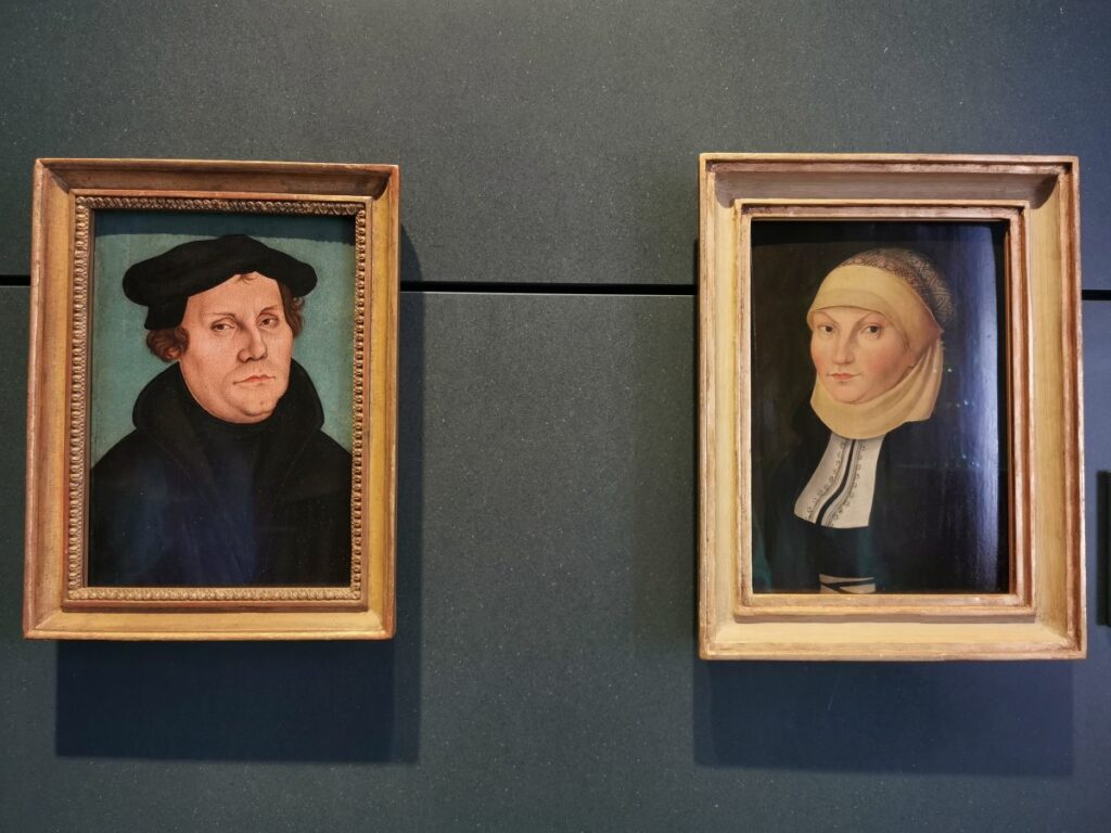 Luther und seine Frau Katharina von Bora